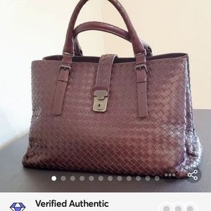 Bottega Veneta Roma Satchel Tote Bag Authentic